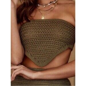 12th Tribe Olive Knit Top